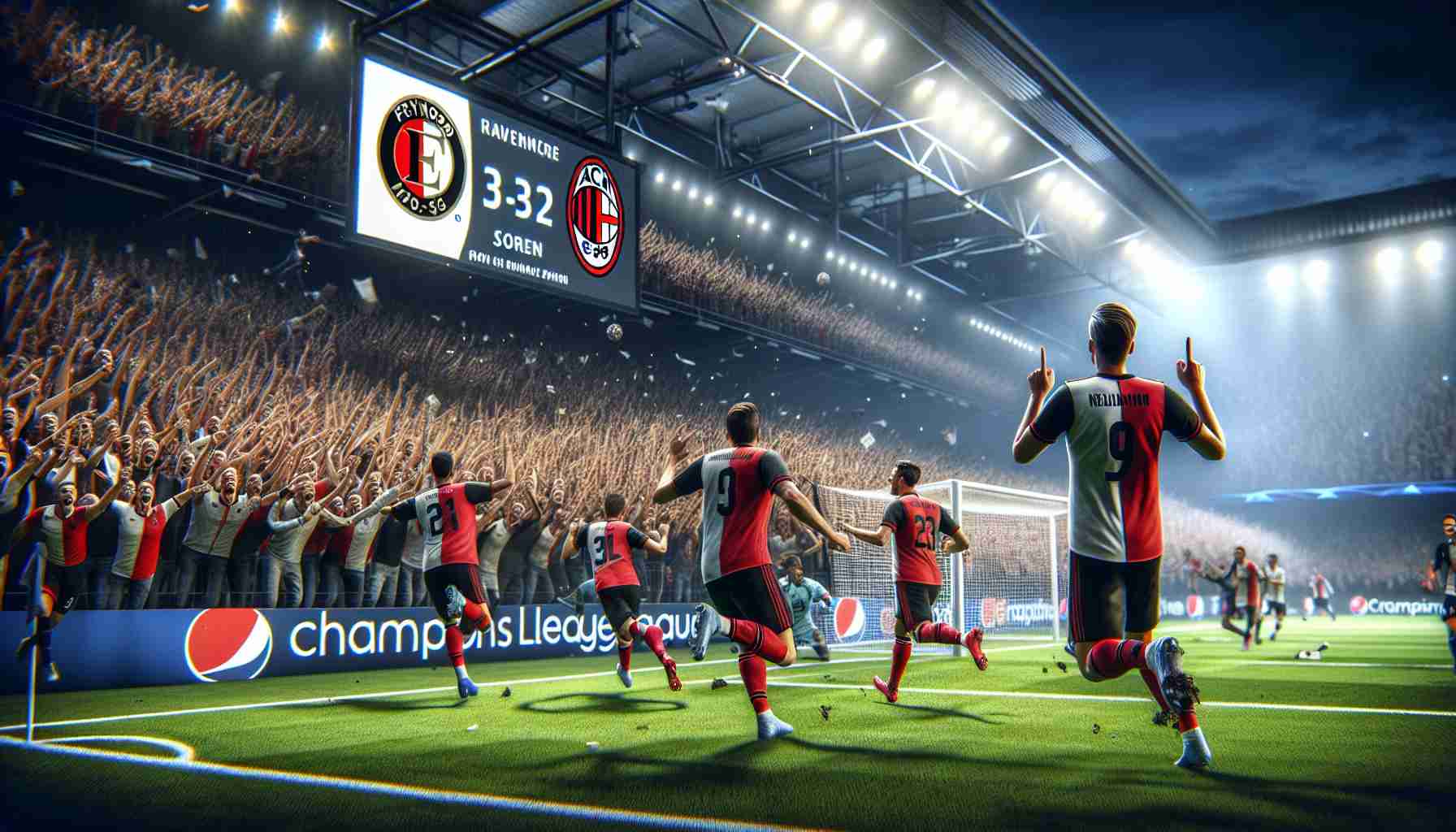 Feyenoord Stuns AC Milan, Sets Sights on Champions League's Round of 16