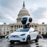 Tesla Robots Dazzle on Capitol Hill as Shocking Vandalism Unfolds Across U.S.